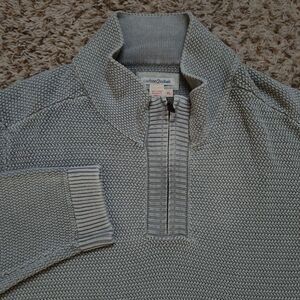 cabon2cobalt Quarter Zip Sweater Men Sz XL Long‎ Sleeve Pullover
